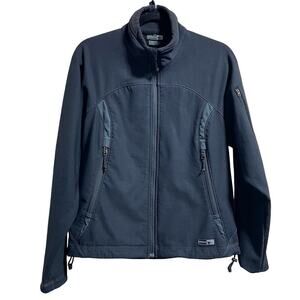 REI Jacket Women's Black Full Zip Fleece Lined Outdoors Active Sz Medium